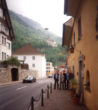 No, that's not a cable car above the castle, it's a street light