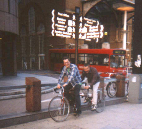 We want to ride our bicycle