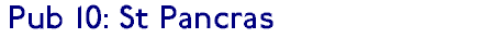 Stationlink 2001: St Pancras